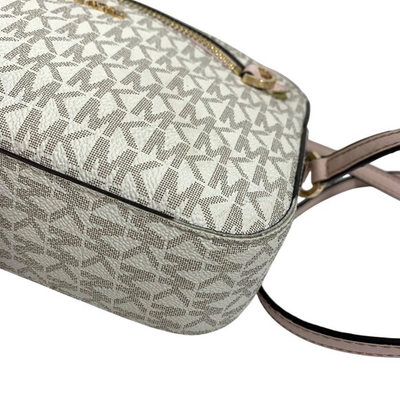 Michael Kors Jet Set East West Signature Saffiano Leather Crossbody Bag - Picture 2 of 15